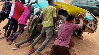 African SCRAP Cars | CAR REPAIRS 😳