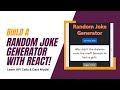 Build a Random Joke Generator with React! 🤣 | Learn API Calls & Dark Mode!