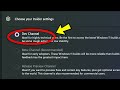 How to Switch between Channels in the Insider Program (Windows 11)