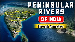Indian Geography: Peninsular Rivers of India  | Smart Revision through Animation | OnlyIAS