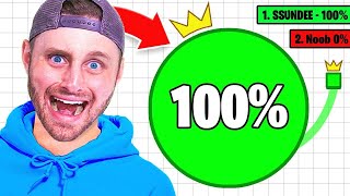 SSUNDEE gets 100% in PAPER.IO