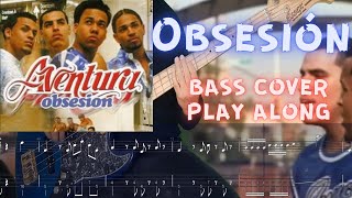 Aventura - Obsesión Bass Cover Bachata +TABS