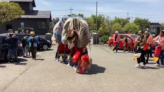 生源寺獅子方若連中　切り子