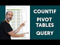 Google Sheets - Three Ways to Summarize Large Data Sets