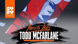 Todd McFarlane Sketches Spawn (Artists Alley) | SYFY WIRE