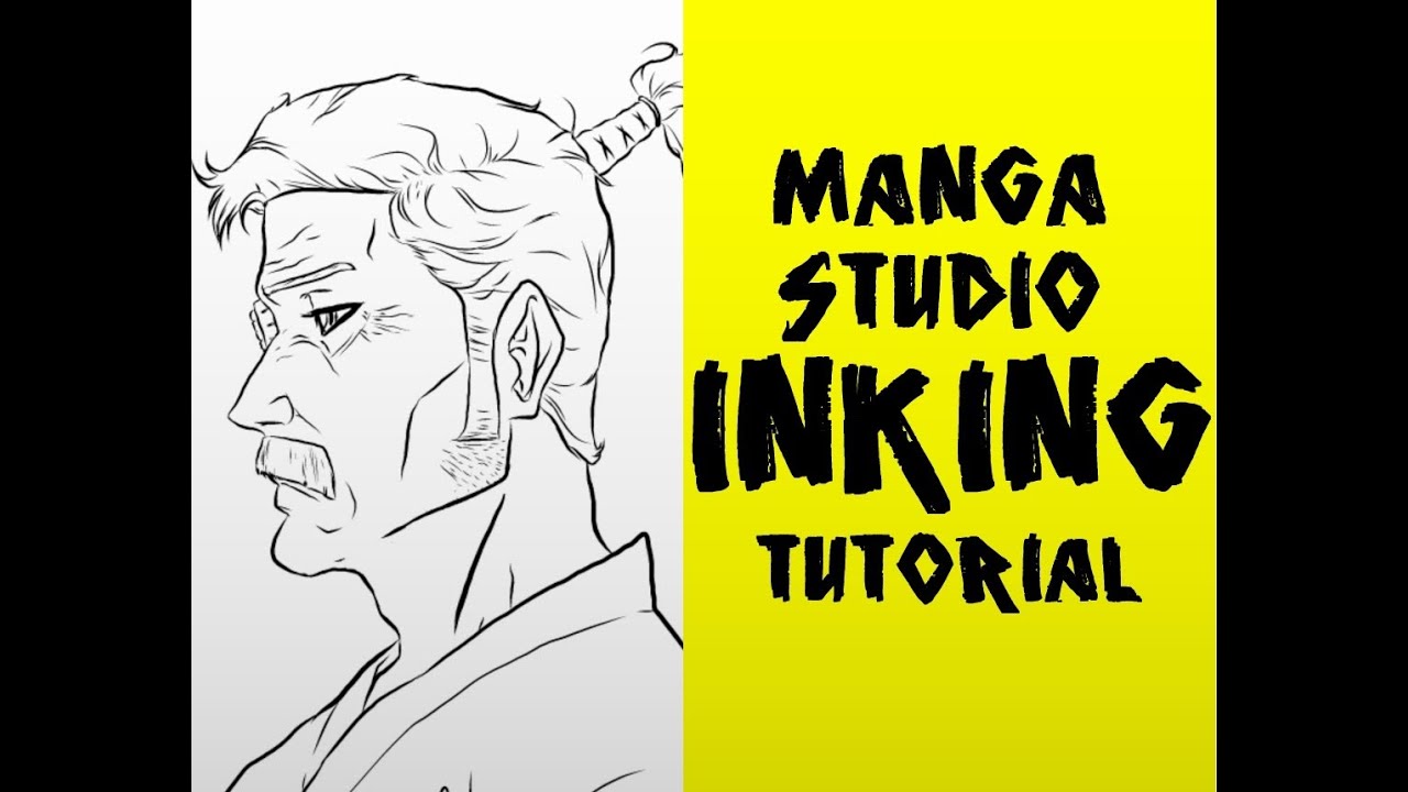 Manga Studio Inking Tutorial Youtube