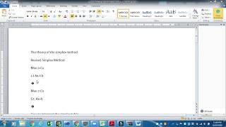 revised simplex 1