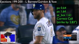 Ejections 199-200 - Lance Barrett Ejects Alex Gordon \u0026 Ned Yost