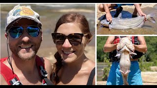 GIANT Catfish caught Kayaking on Broad River, GA