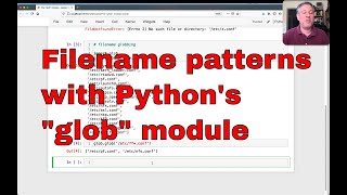 Python standard library: Directory listings with the "glob" module