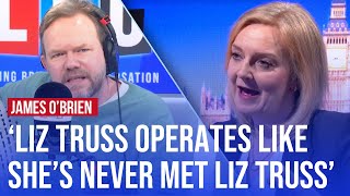 James O'Brien's blunt reaction to Liz Truss' 'unhinged' publicity tour | LBC