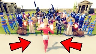 1 SUPER BOKSER vs 1 USHTRI E MADHE | Totally Accurate Battle Simulator #14