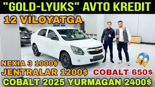 Ilhom Akadan Bonuslar. Jentra 1200$ Cobalt 1400$ Nexia 3 1000$. Avto kredit narxlari 2025…