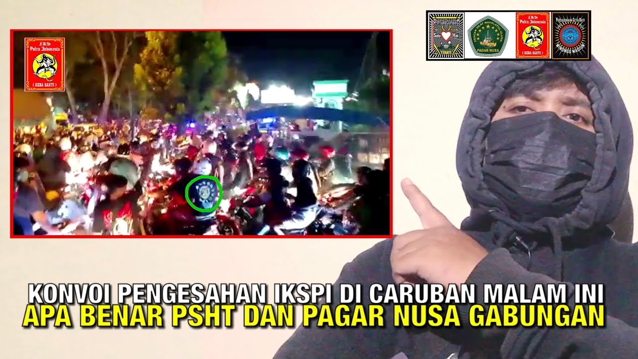 Konvoi Pengesahan Ikspi Kera Sakti Di Caruban Madiun, Apa B3n4r Psht ...