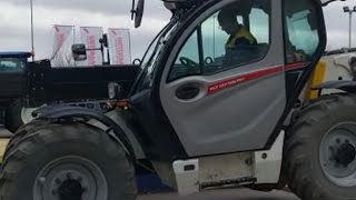 Calibración del sensor de carga de una Manitou MLT 737 en Tajada Barrio