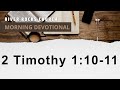 Morning Devotional - 2 Timothy 1:9-10