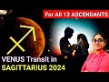 VENUS Transit in Sagittarius 2024 Crossing Gandanta | For All 12 Ascendants | 7th NOV - 1st DEC 2024