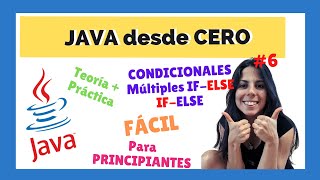 NESTED CONDITIONALS IF|ELSE + IF|ELSE 💻 | ☕ JAVA for BEGINNERS 🤓 | COMPLETE COURSE 2022 🚀 | #6
