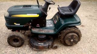 Craftsman LT1000  Lawn Tractor Review