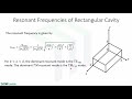 lecture rectangular waveguide cavity resonator