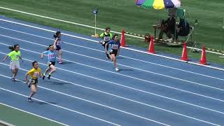 第７５回葛飾区民体育大会春季陸上競技大会　小学生女子１００ｍ　寧々