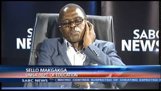 Sello Makgakga on 2014 Matric results