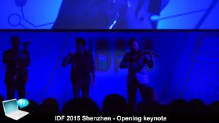 Intel IDF 2015 Shenzhen - Opening keynote: Realsense 3D, Atom x3 (SoFIA), Curie and Edison