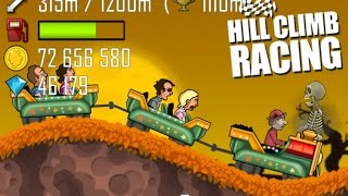 Hill Climb Racing - Kiddie Express With Booster | Max Upgrade | Nuclear Plant  | Haunted Map