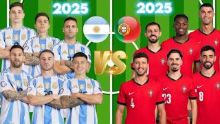 Argentina 🆚 Portugal || Full Team Comparison || Ultra vs 💪🔥