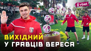 Перший вихідний під час зборів: хто з гравців Вереса переміг у челенджі