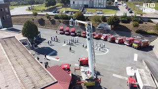 Bombeiros apresentam auto-escada restaurada após longo período de inatividade | Altominho TV