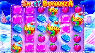 SWEET BONANZA UFAK KASA KATLAMA  #slot #slots #slotmachine #slotvideoları #casinocanlı #sweets