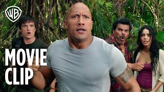 Journey 2: The Mysterious Island | The Rock vs Dinosaur | Movie Clip | Warner Bros. Entertainment