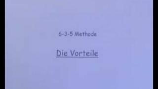 Die 6-3-5 Methode