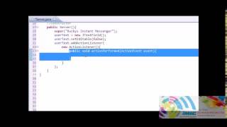 Intermediate Java Tutorial 39 GUI for Bucky Instant Messenger