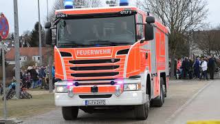 Blaulichtfahrt GTLF 3 der Feuerwehr Stuttgart Abt. Stammheim !!!Erstmalig!!!