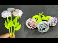 พับดอกกุหลาบ จากกระดาษลอตเตอรี่เก่า . DIY Paper Flowers.