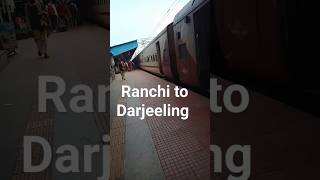 ranchi to Darjeeling, ranchi se silligudi chalela relgadi #shorts #trending #Ranchitosilligudi