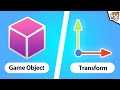 What is the DIFFERENCE between Transform and GameObject? (Unity Tutorial for Beginners)