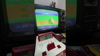 【ファミコン40周年】エキサイトバイクをブラウン管テレビで遊ぶ #ファミコン #レトロゲーム #エキサイトバイク  #shorts【レトロゲーム  ファミコン】