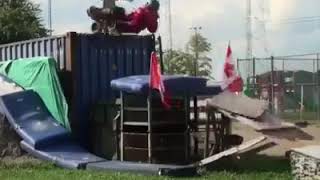 Canadian redneck stunts