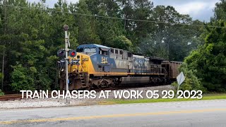 CSX 541 Coal Train Rolling Out The Cross St Stephen SC