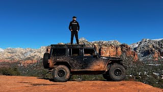 SNOW, MUD AND RED ROCKS // BREATHTAKING BROKEN ARROW TRAIL