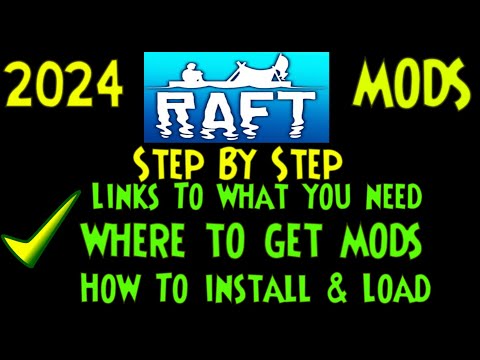 Raft MODS Guide Step by Step Links in description #subscribe #gaming #raft #games