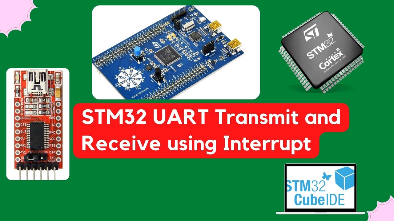 How To Receive UART Serial Data Using STM32 With Interrupt - YouTube