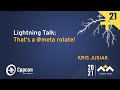 Lightning Talk: That's a @meta rotate! - Kris Jusiak - CppCon 2021