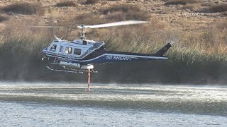 San Diego Brush Fire Gets Major Water Drops