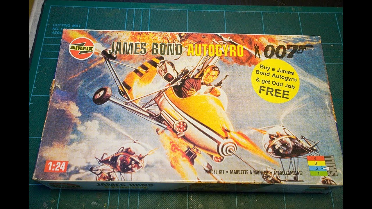 WHOA NELLIE! James Bonds Airfix Little Nellie Autogyro Part 1 - YouTube