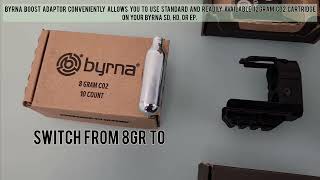 Byrna Boost 8 to 12 gram CO2 adapter