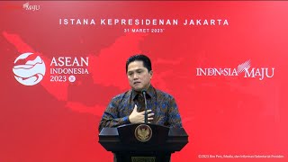 KETERANGAN PERS KETUA UMUM PSSI DI KANTOR PRESIDEN - JUM'AT, 31 MARET 2023